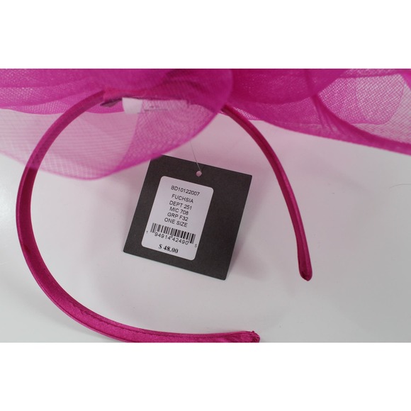 Bellissima Fine Millinery Church Wedding Derby Fascinator Hat Headband #FSC5 - Picture 2 of 3